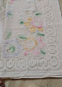 Vintage Floral Lace Tablecloth