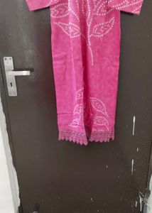 New Unused Vneck Mirror Work Pakistani Suit