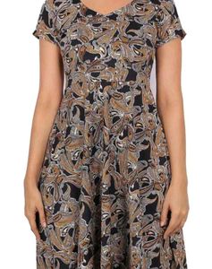 Paisley Print Maxi Dress
