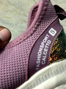 Lavender Casual Sneakers
