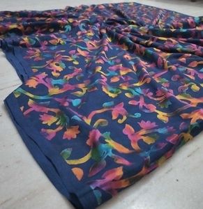 Navy Blue Saree