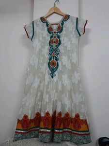 Anarkali Thread Work Dress