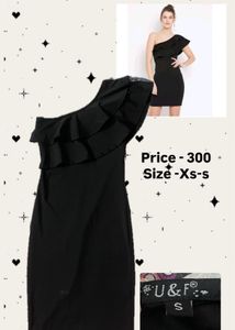 Black One-Shoulder Dress