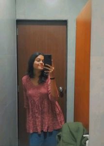Pink Peplum Top