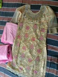 Three Embroide Salwar Kameez