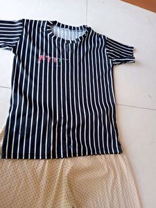 Plazzo And T Shirt