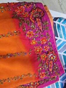 beautiful partywear saree