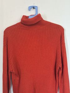 Red Turtleneck Sweater