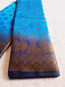 New Blue Saree