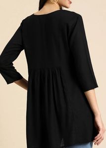 Anouk Embroidered Mirror Work Short Kurti