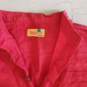 Pure Cotton Ethnic Kurta For Little Boys