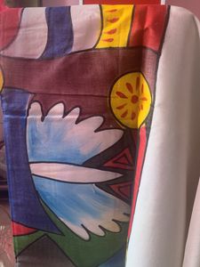 ❤️‍🔥HANDPRINTED COTTON SAREE❤️‍🔥