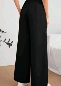 Black Wide Leg Palazzo Pants