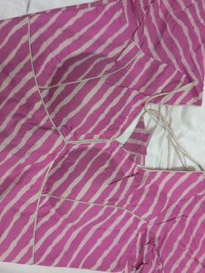 Pink Striped Blouse