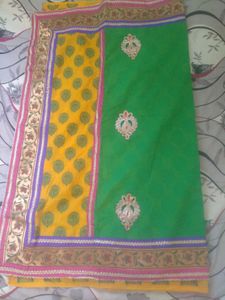 a beautiful pure cotton saari