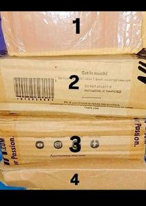 Combo of 4 Empty cardboard boxes/cartoon boxes