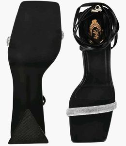 Embellished Black Heel