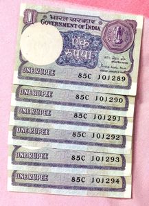 Rare Rs-1 “1984” sequence pack of “6” notes