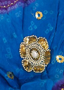 Ethnic Saree With A Vintage Purse!!!