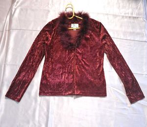 Velvet Fur Stretchable Top