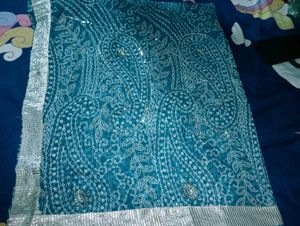 beautiful saree 🩵