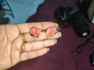 Lotus Necklace &amp; Earring Set