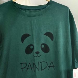 Dark Green Solid T-Shirt