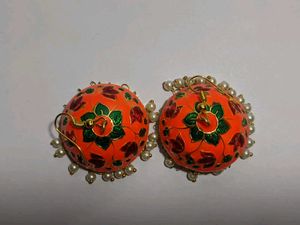 Big Size Meenakari Jhumka
