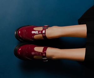 Viral Theater Cherry Red Chunky Loafers 🥀