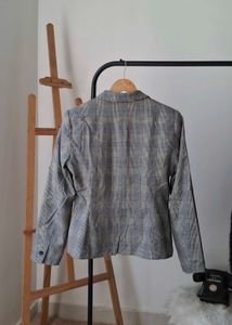 Zara Plaid Blazer