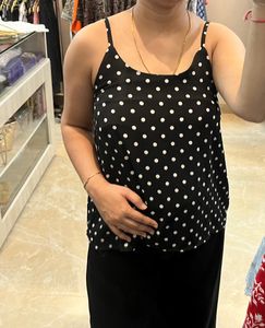 Polka Dot Spaghetti Top