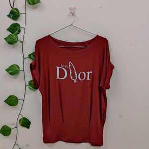 Soft Maroon Top 🔥 SALE