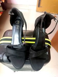 Black Strappy Heels