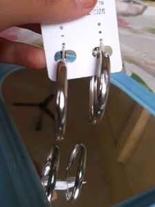 Silver Hoop Earrings