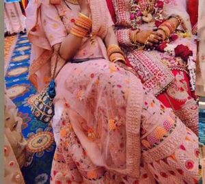 Gorgeous Pink Floral Lehenga