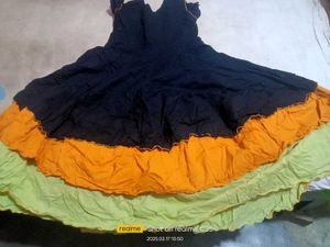 Cotton Black Gown