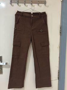 Brown Cargo Style Pants
