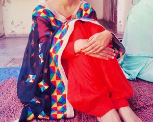 Punjabi Heavy Phulkari Embroidered Dupatta