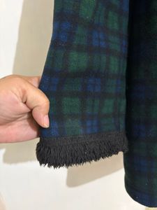 Uniqlo Plaid Fleece Hooded Jacket