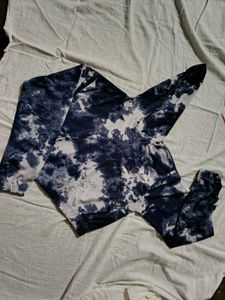 Tie-Dye Jogger Sweatpants with tshirt( M Size)
