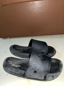 U.S. Polo Assn. Black Slides