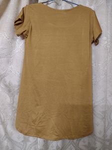 Mustard Coloured Butterfly High Low Top