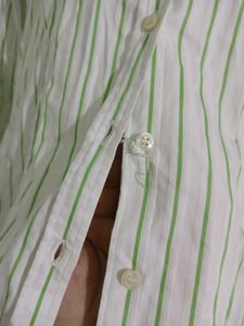 Striped Button-Up Shirt