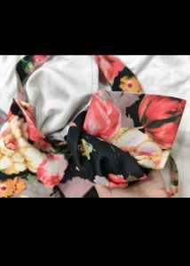 Floral Sleeveless Top(sleeves Available)