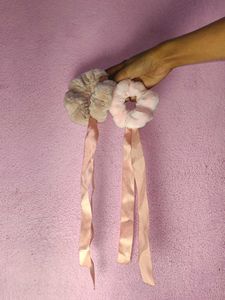 Ribbon Hair Scrunchies
