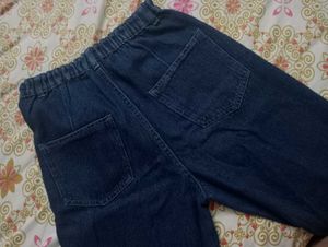 Dark Blue Denim loose fit Jeans