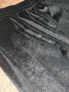 Black Velvet Leggings