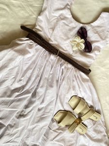 White Sundress with Belt