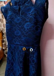 Blue Lace Dress
