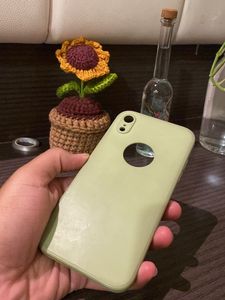 Iphone Xr Pastel Green Colour Cover